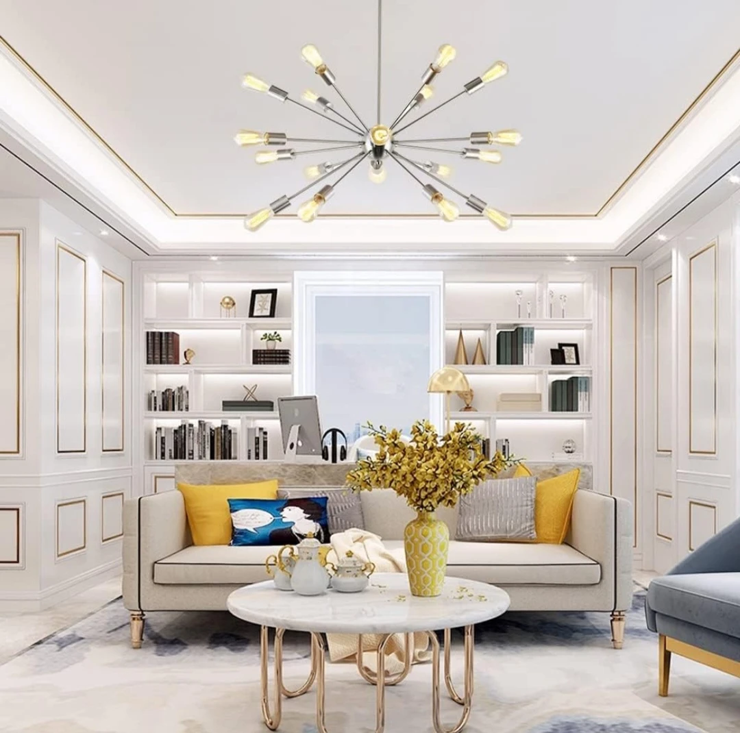 BONLICHT Large Sputnik Pendant Lights Modern 18 Light B... - photo 2