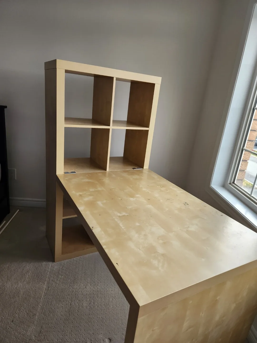 Ikea Desk with Shelves - Great Condition!