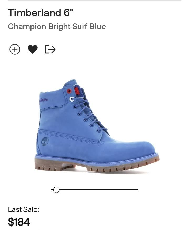Timberland X Champion 6" Premium Boots / KIDS SIZE 3 - photo 2