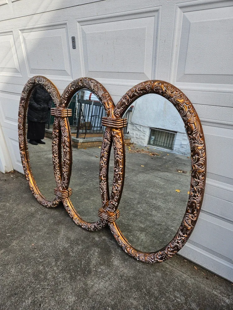 Beautiful large triple mirror image indicator(2)