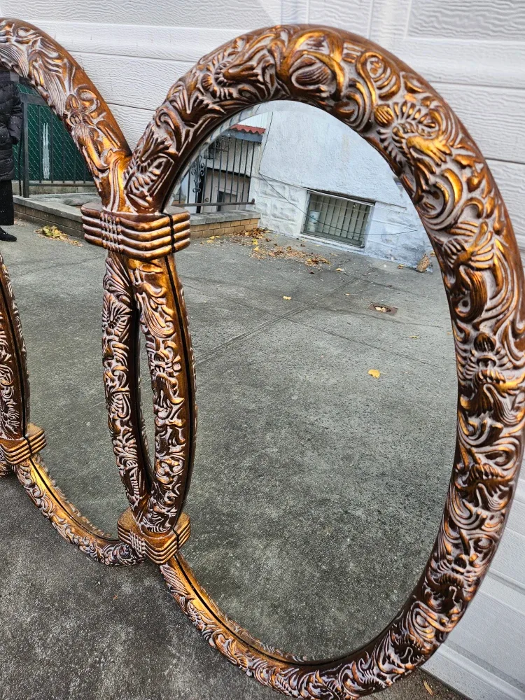 Beautiful large triple mirror image indicator(3)