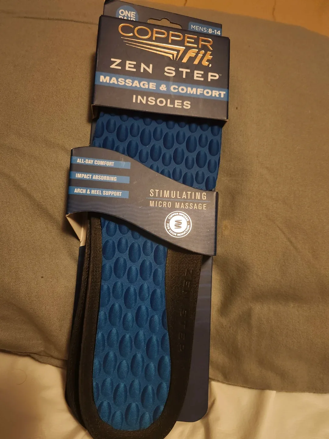 Copper Fit Zen Step Insoles (Mens 8-14) thumbnail