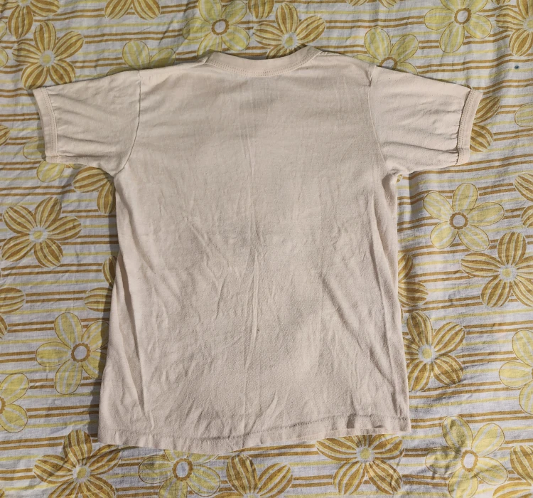 70s Cream vintage graphic tee with ship design - photo 2