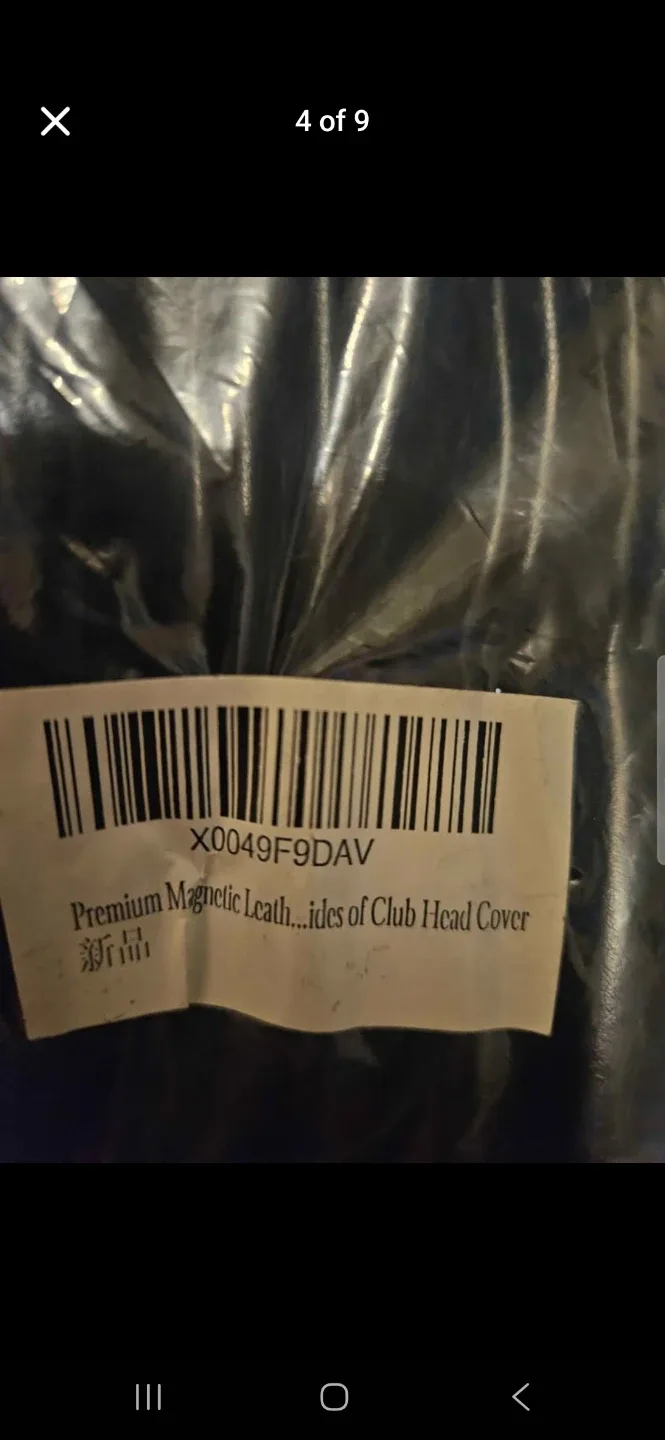 Premium Leather Iron/Wedge Golf Club Head Covers Set image indicator(9)