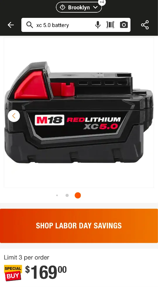 M18 Milwaukee HEAVY -DUTY Starter Kit 3 PACK image indicator(3)