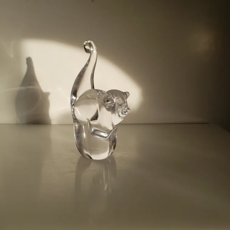 Chalet glass Cat Sculpture image indicator(5)