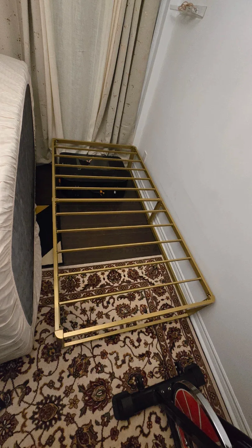 Twin Bed Frame - Metal gold image indicator(5)
