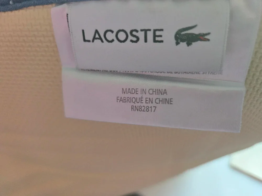 Lacoste Bath Mat - Coral/Blue