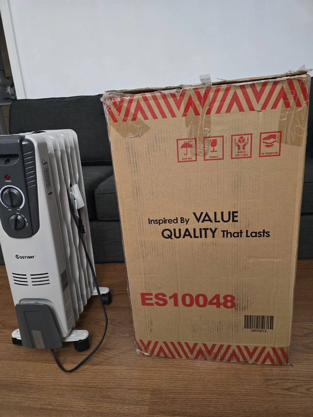 Costway ES10048 Oil Filled Radiator Heater