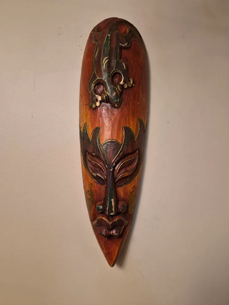 Wooden Carved Wall Mask
