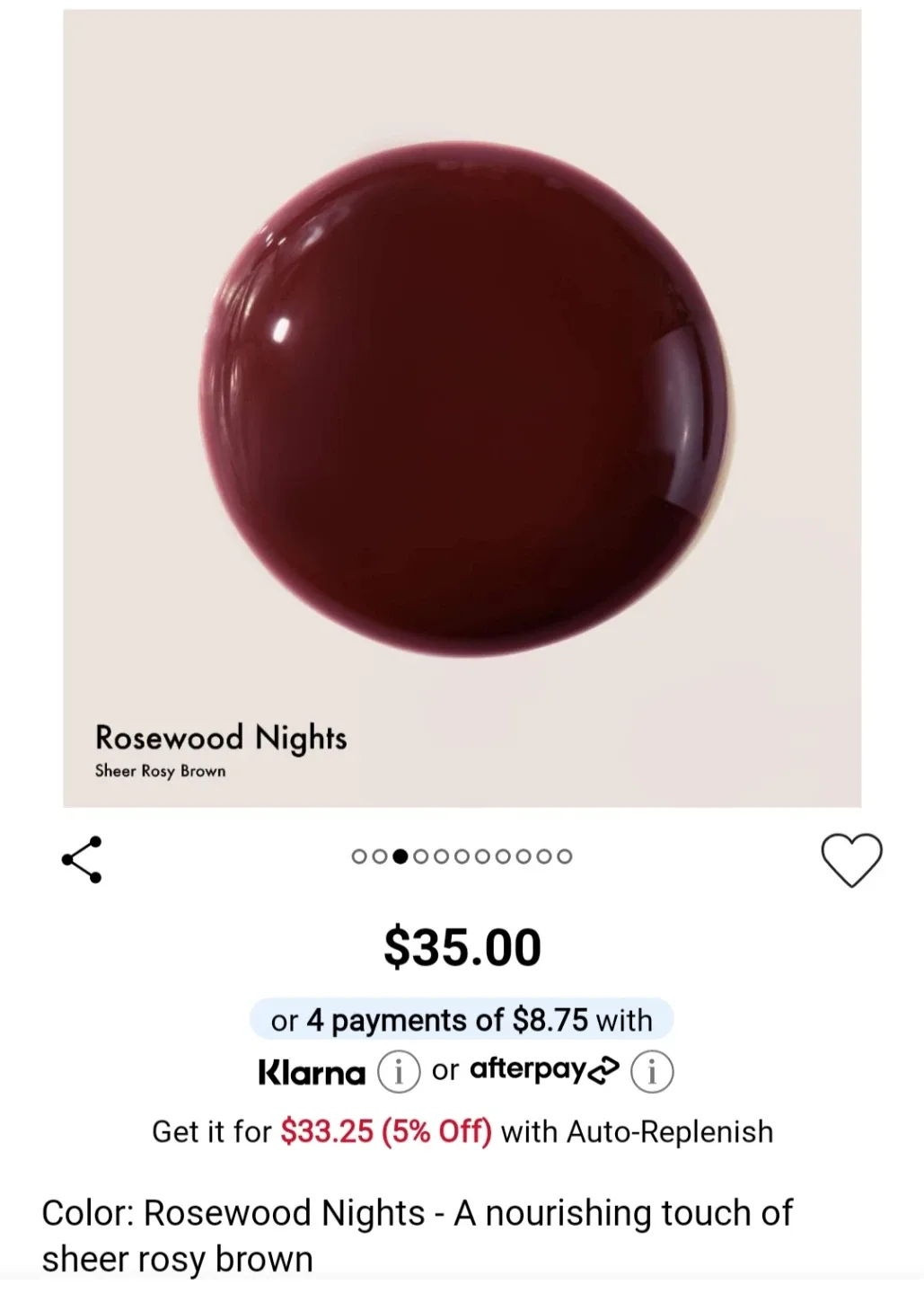 Summer Fridays Dream Lip Oil - Rosewood Nights image indicator(3)