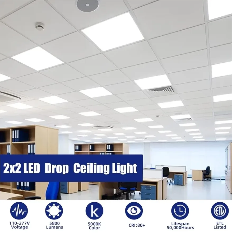 2x2 LED Drop Ceiling Light image indicator(3)