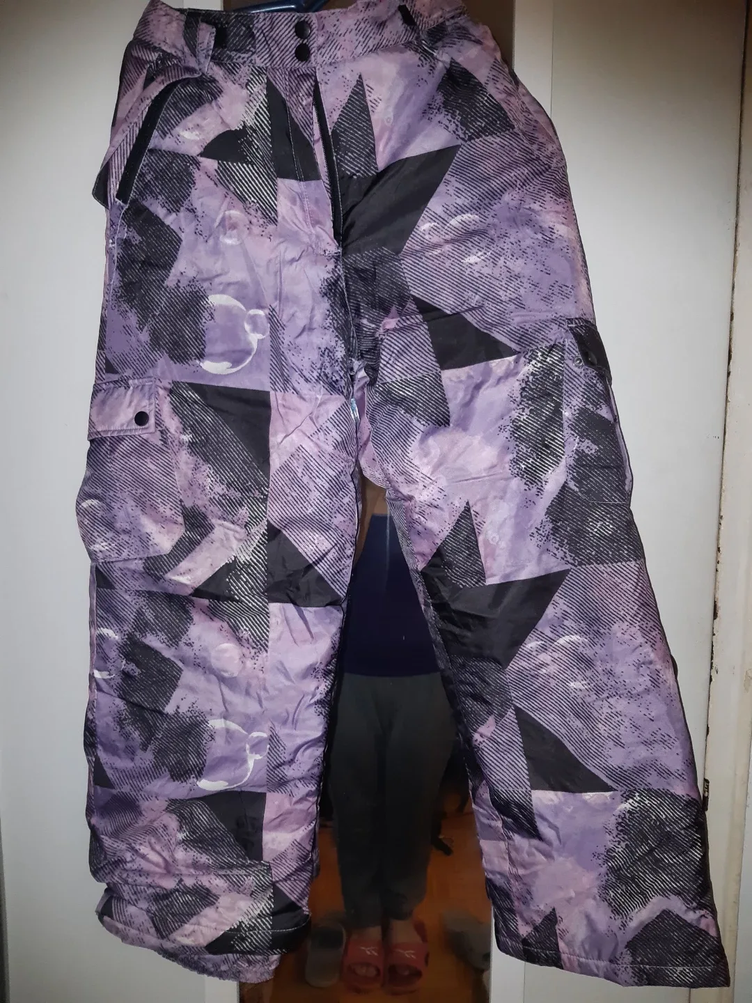 Purple Snow Pants youth size 16 image indicator(2)