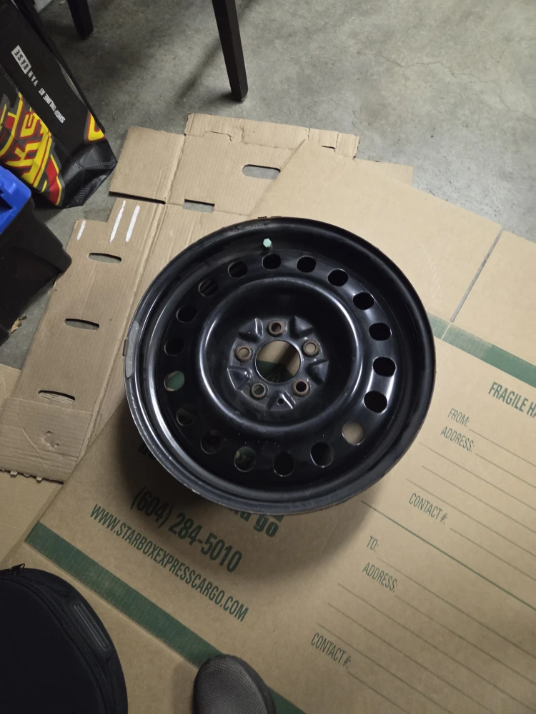 Black Steel Wheel Rim - photo 2