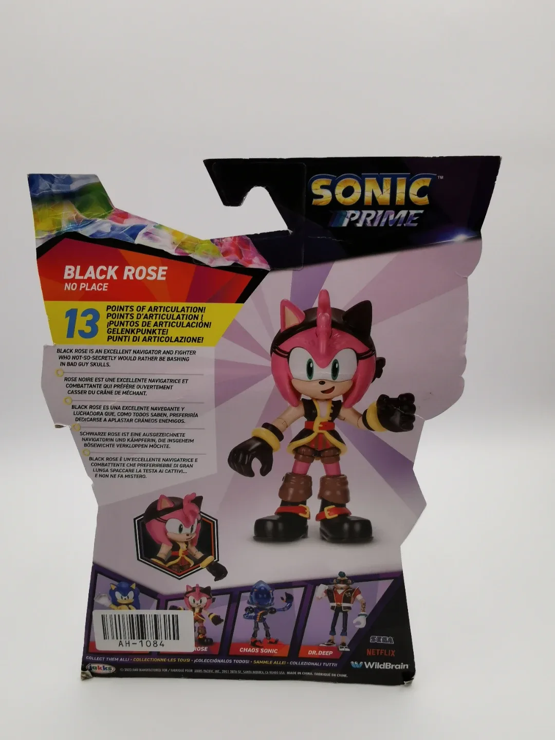 Sonic Prime 5-inch Black Rose Action Figure - New image indicator(3)