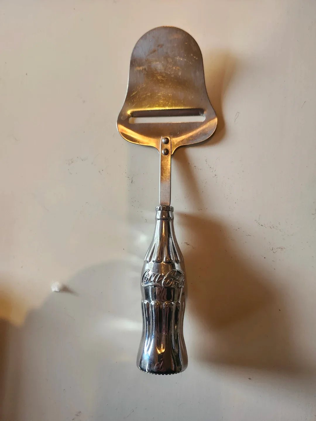 Coca-Cola Bottle Handle Cheese Slicer