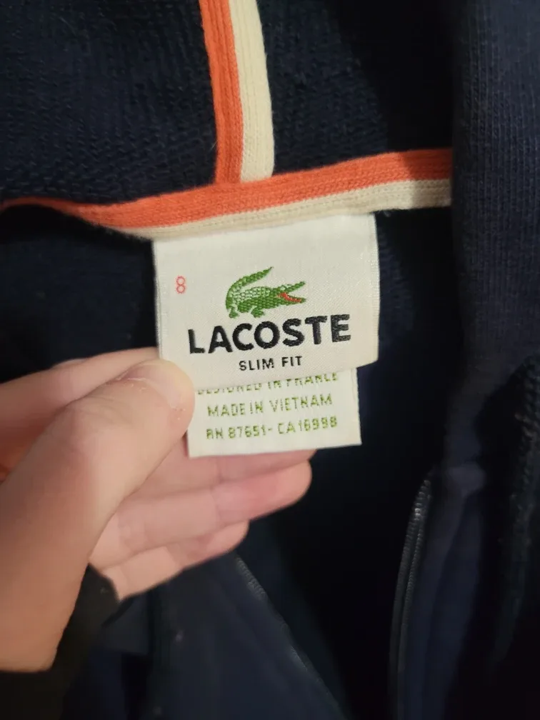 Lacoste Slim Fit Hoodie - Size 8 image indicator(2)