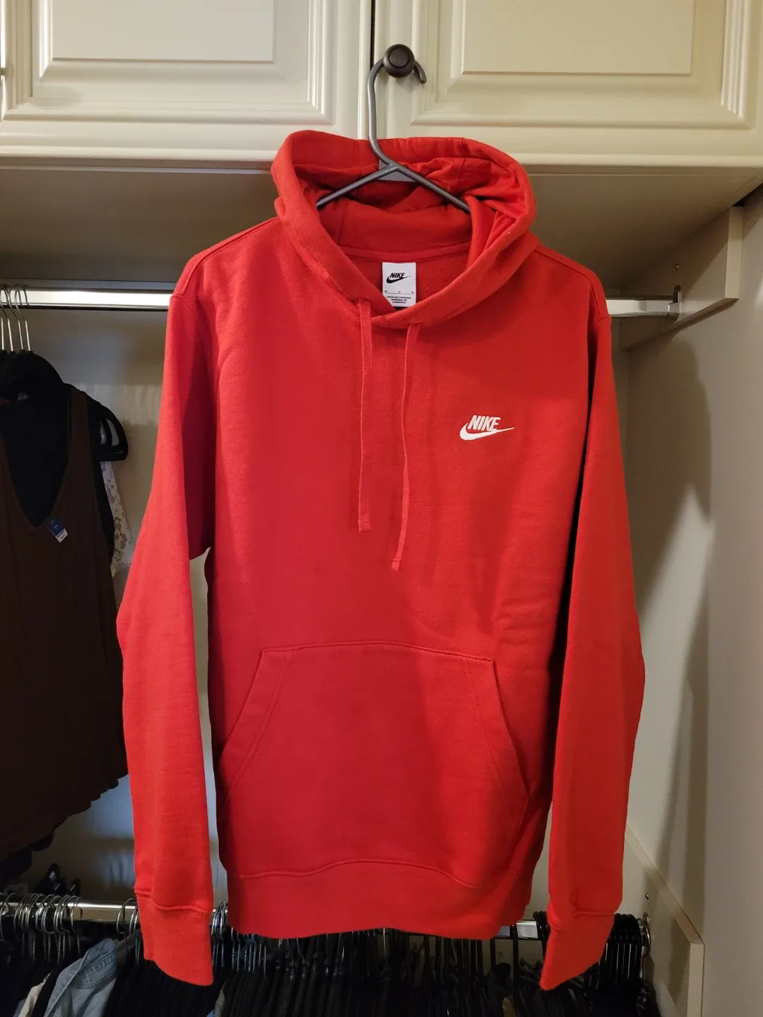 Nike Red Hoodie, Size M image indicator(4)
