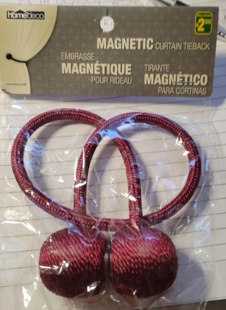 🥕 Home Deco Magnetic Curtain Tieback - New!