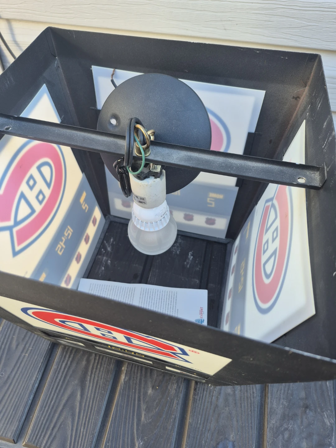 Montreal Canadiens Hockey Lamp - photo 2