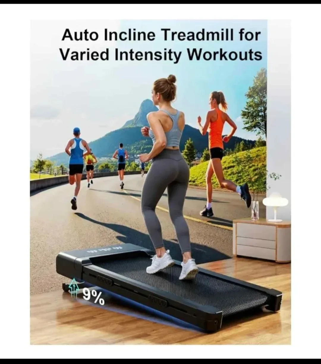 Treadmill/ walking pas