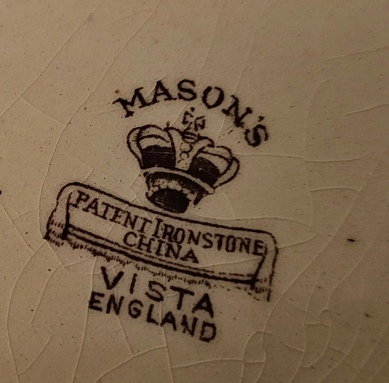 Antique Mason's Vista China Tureen / Large image indicator(5)