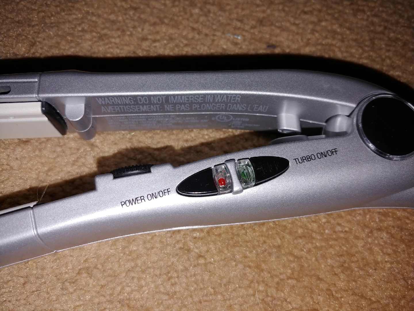 Conair Ceramic Wet & Dry Turbo Hair Straightener Flat Iron - photo 3