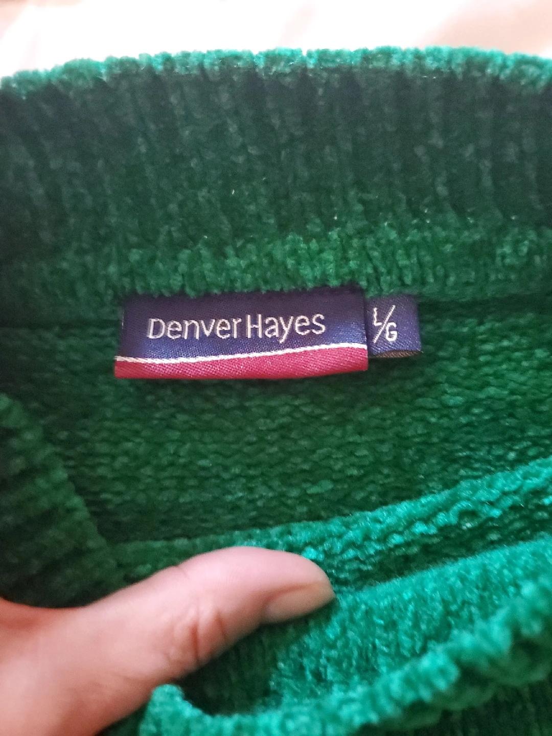 Denver Hayes Green Sweater - Size L - photo 2