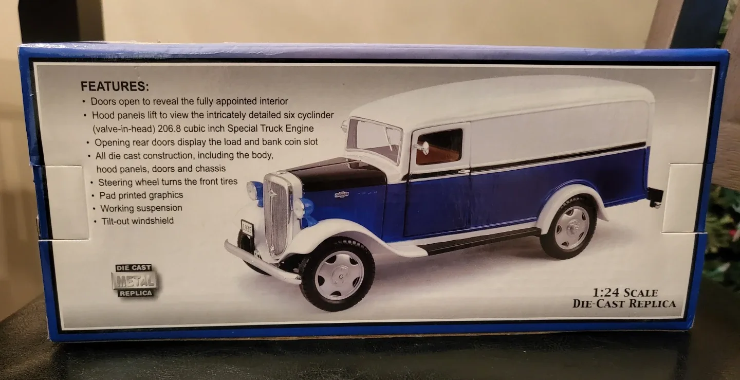 1935 Chevy Panel Van Die-Cast Replica 1:24 Scale image indicator(3)