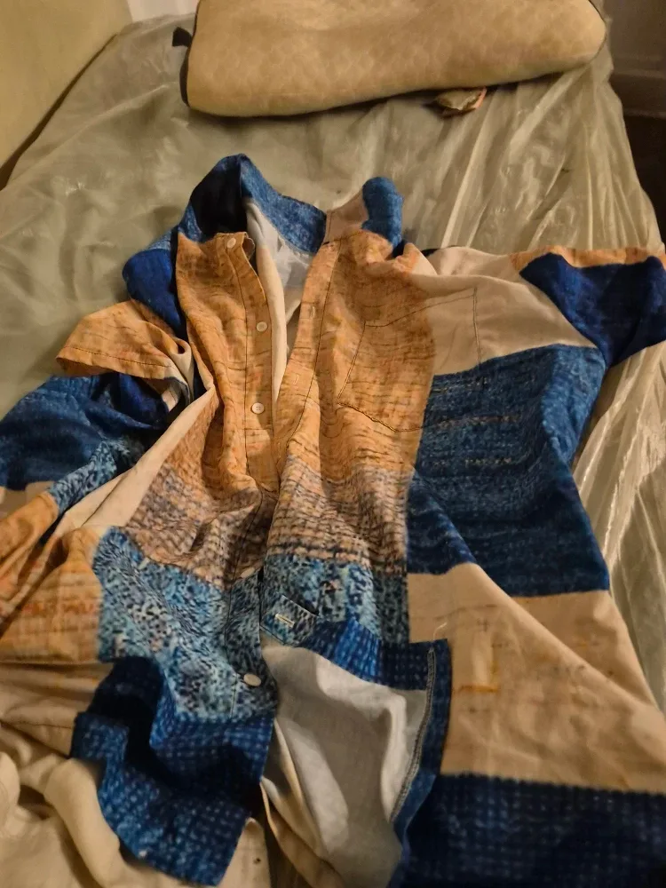 Patterned Button-Down Shirt image indicator(2)