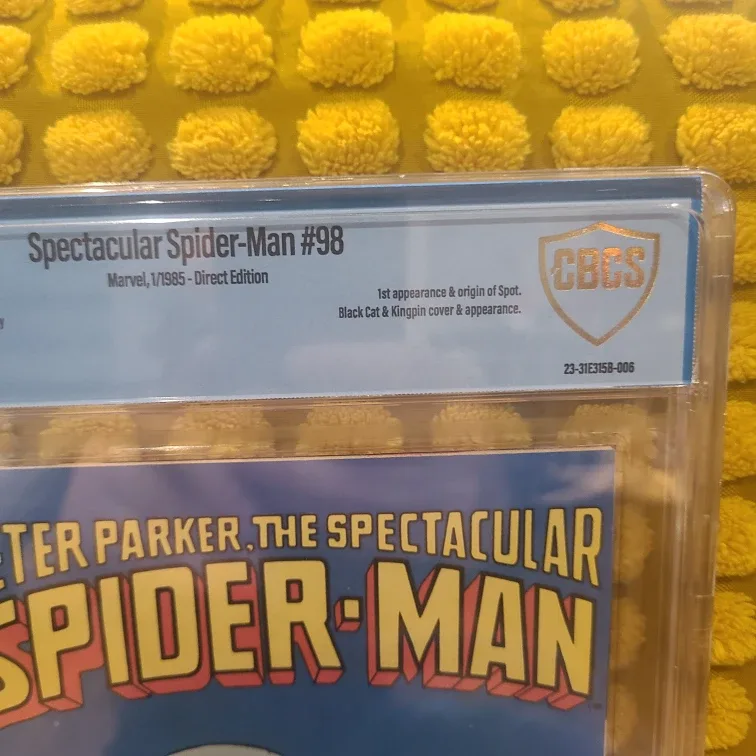 Spectacular Spider-Man #98 Graded CBCS 9.0 Comic Book image indicator(3)