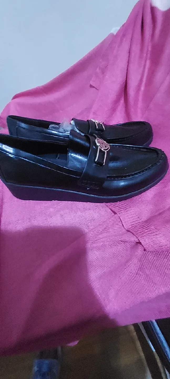 Anne Klein Black Loafers image indicator(2)