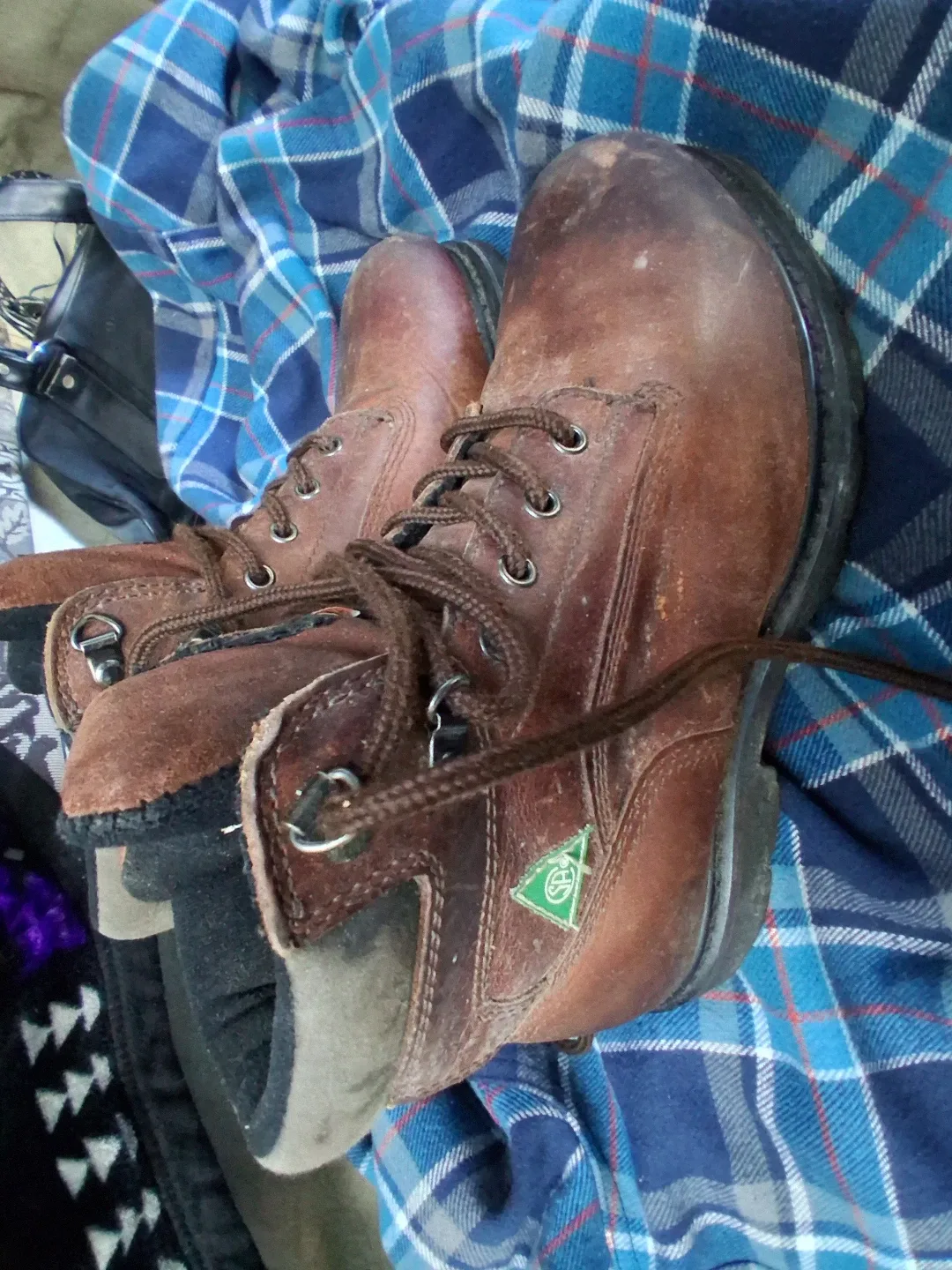 Terra Brown Leather Work Boots