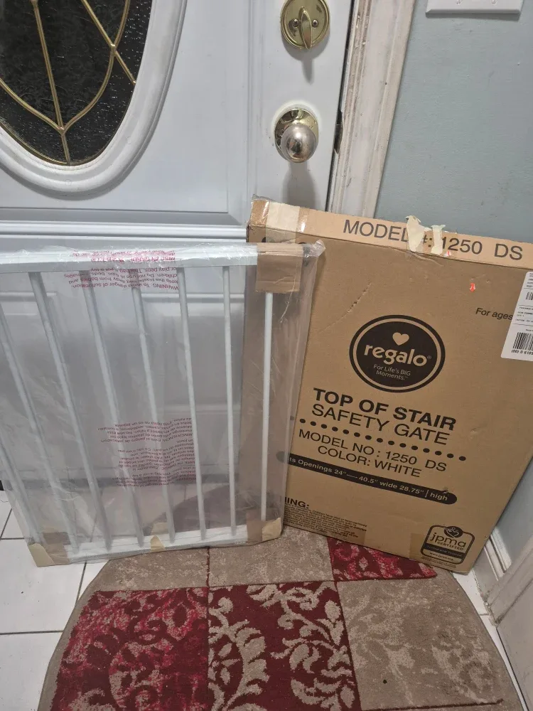 Top of the stairs safety gate