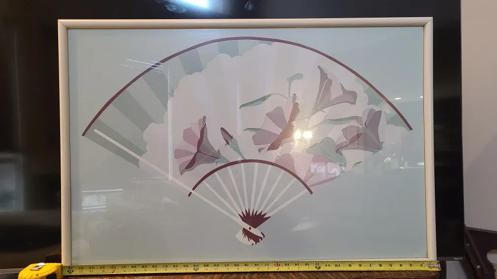 Framed Glass Fan Print image indicator(2)