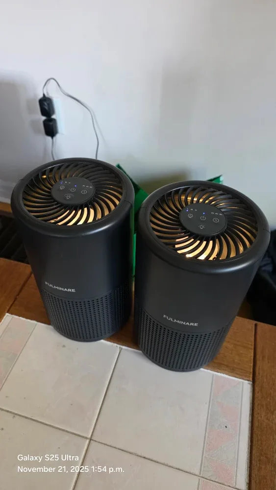 FULMINARE Air Purifiers - 2 Pack - Black image indicator(2)
