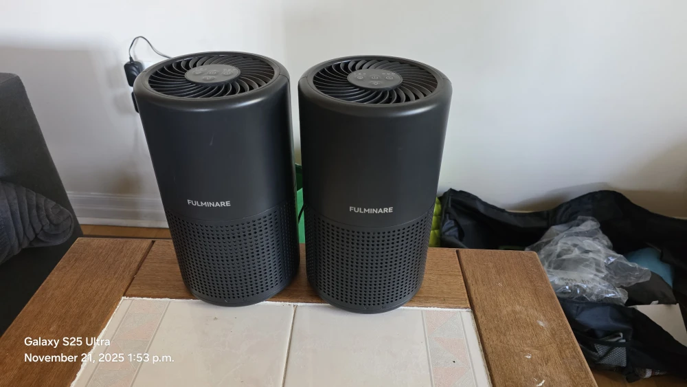 FULMINARE Air Purifiers - 2 Pack - Black - photo 4