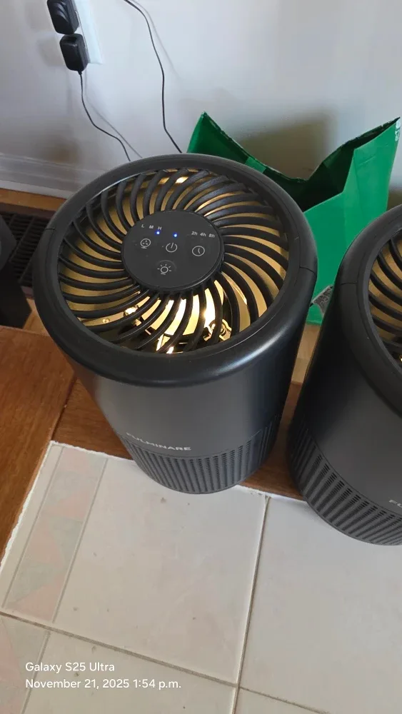 FULMINARE Air Purifiers - 2 Pack - Black image indicator(7)