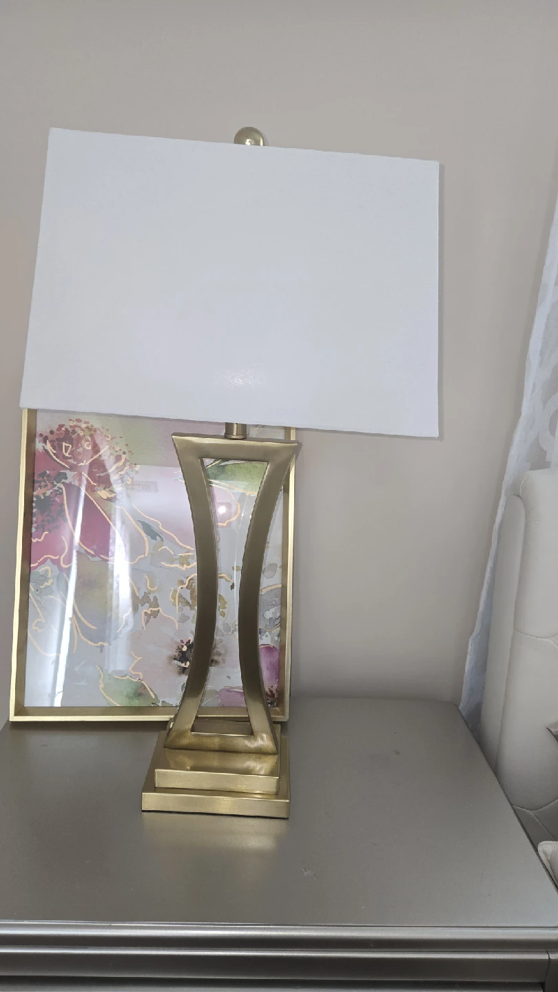 2 Gold Table Lamps