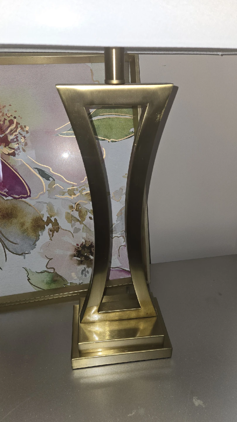 2 Gold Table Lamps - photo 2