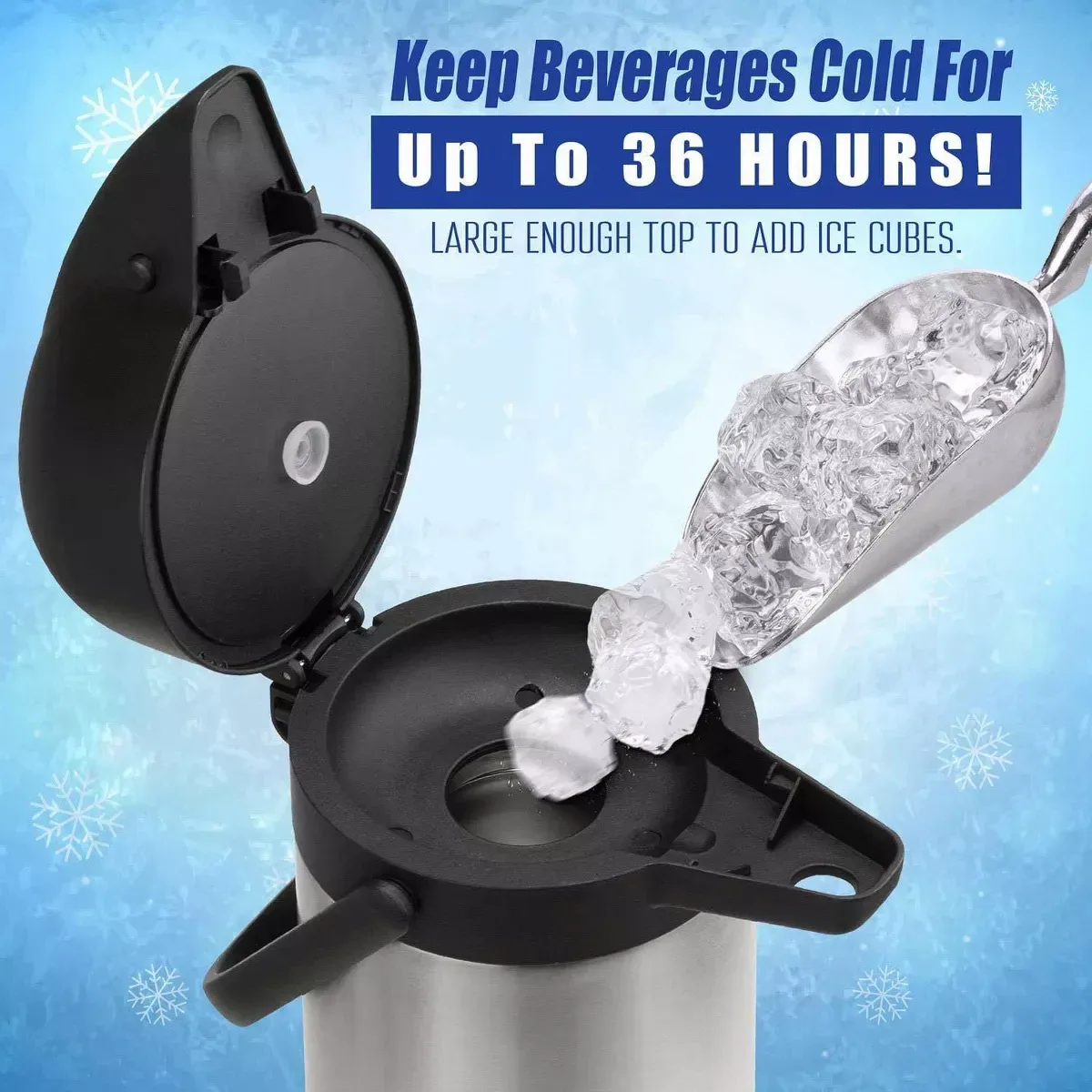 Vondior Stainless Steel Air Pot - 102oz image indicator(4)