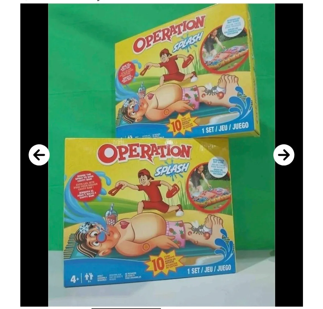 New Hasbro Operation Splash Water Game image indicator(2)