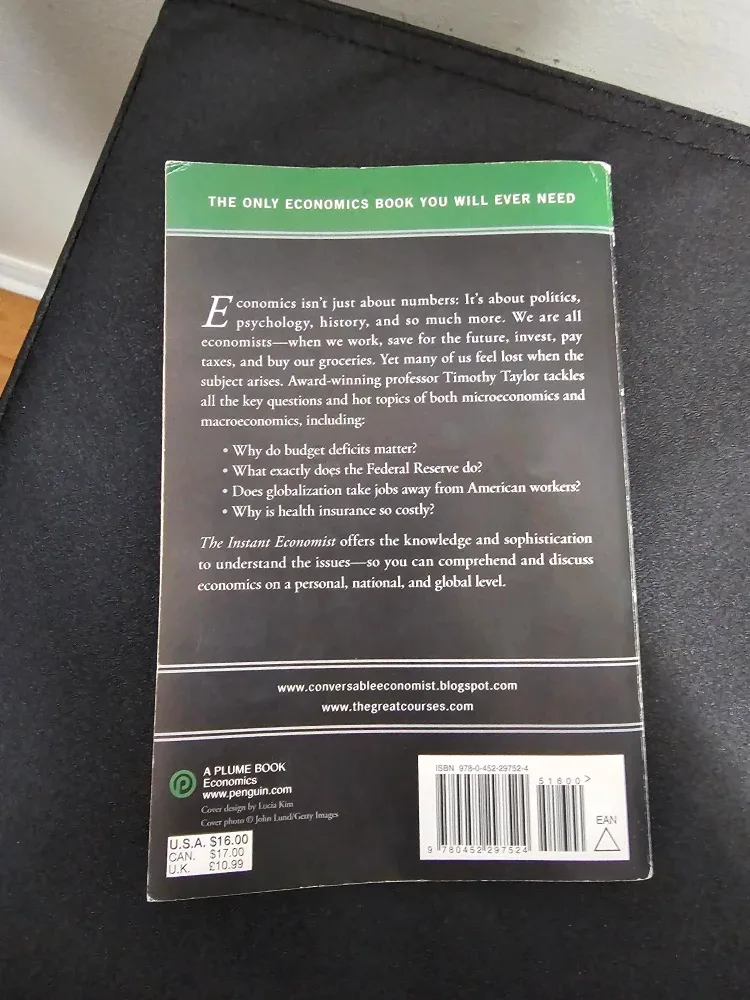 THE INSTANT ECONOMIST | Timothy Taylor (Paperback) 📖 🪙 image indicator(3)