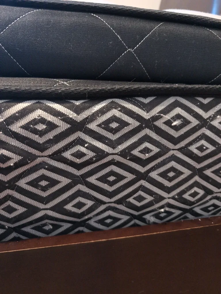 Moving sale Dark Brown Bedroom Set - Bed Frame & Dresser image indicator(4)