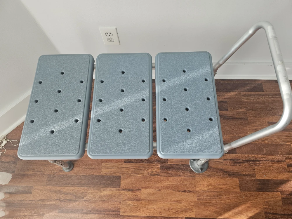 Adjustable Transfer Bench with Back - photo 2