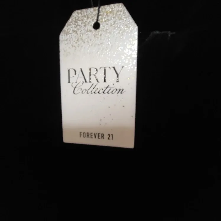 New Forever 21 Black Party Collection Dress Sz L with Tags image indicator(5)