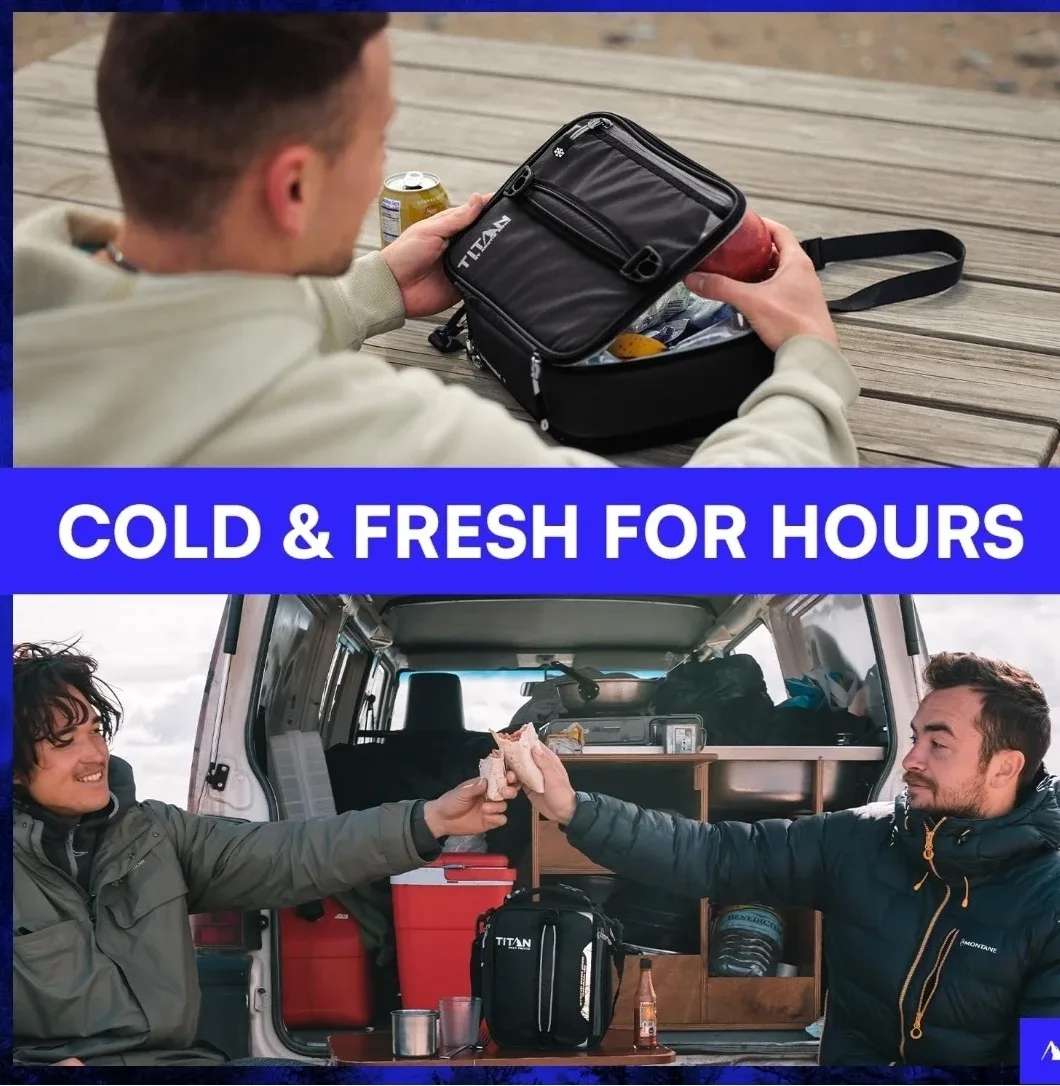 NEW TITAN Upright Artic Zone Expandable Lunch Pack - Black image indicator(8)