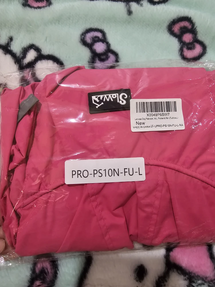 New Slowton Fuchsia Dog Raincoat - Large - photo 2