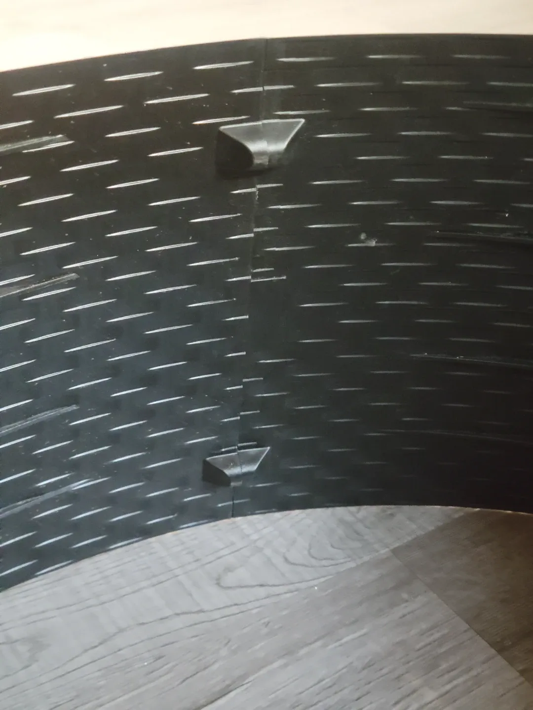 Magnetic Black Basketweave Tree Nest Skirt. Christmas Decor image indicator(5)