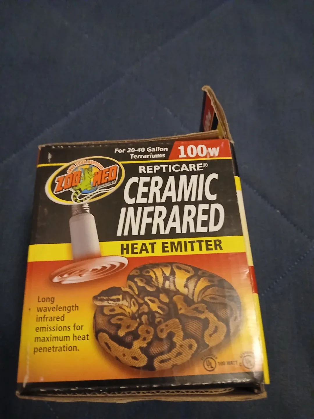 Zoo Med ReptiCare Ceramic Infrared Heat Emitter 100W image indicator(4)